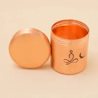 Медная шкатулка Вибхути (высокая), Иша Лайф; Copper Vibhuti Box (Tall) - Sadhaka, Isha Life